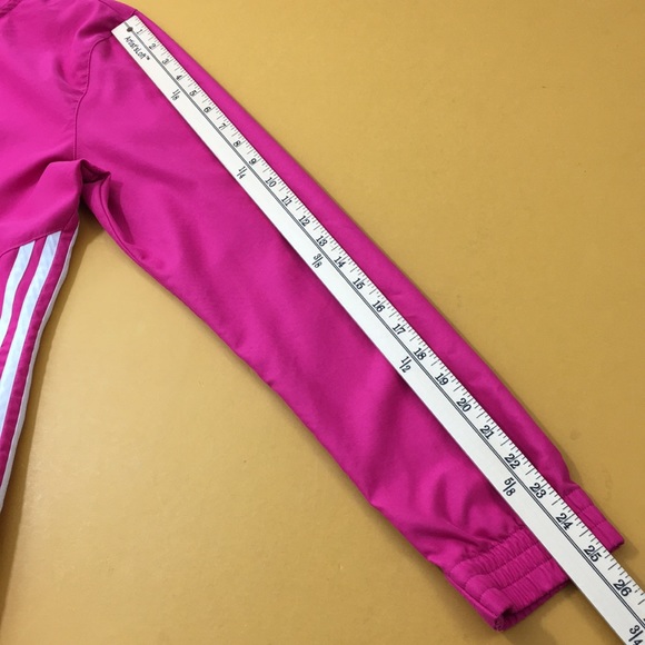 Adidas Pink Track Jacket Full Zip Jogging Training - Picture 8 of 11